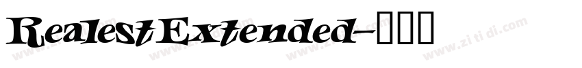 RealestExtended字体转换