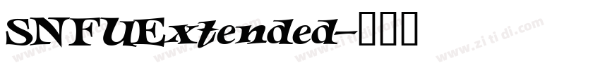 SNFUExtended字体转换