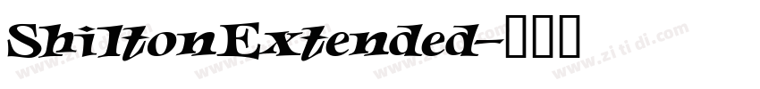 ShiltonExtended字体转换