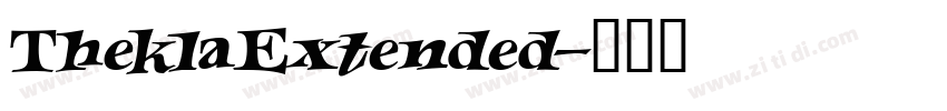 TheklaExtended字体转换