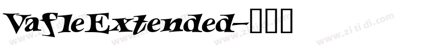 VafleExtended字体转换