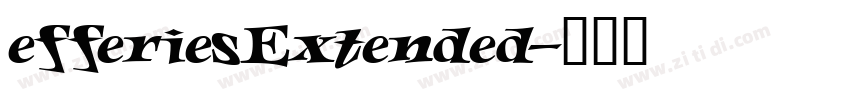 efferiesExtended字体转换