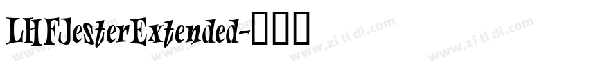 LHFJesterExtended字体转换