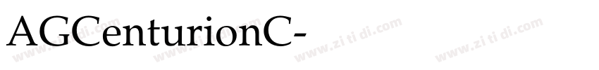 AGCenturionC字体转换