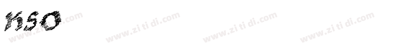 Kso寿鶴字体转换