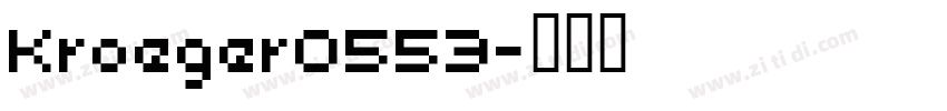 Kroeger0553字体转换