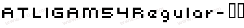ATLIGAM54Regular字体转换