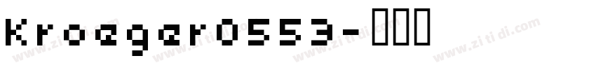 Kroeger0553字体转换