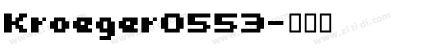 Kroeger0553字体转换