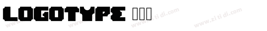LOGOTYPE字体转换