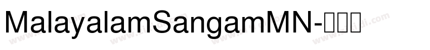 MalayalamSangamMN字体转换