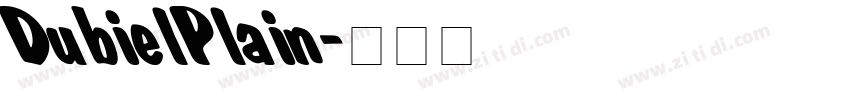 DubielPlain字体转换