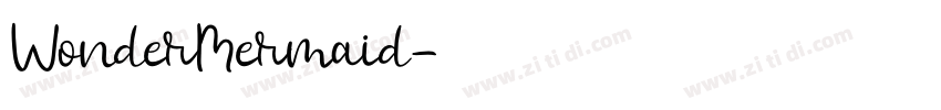 WonderMermaid字体转换