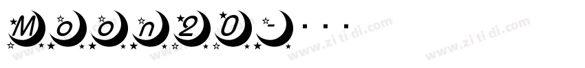 Moon20字体转换