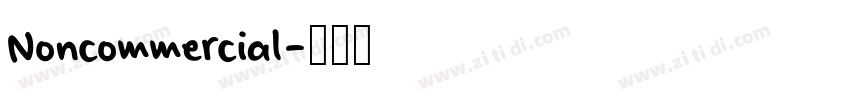Noncommercial字体转换