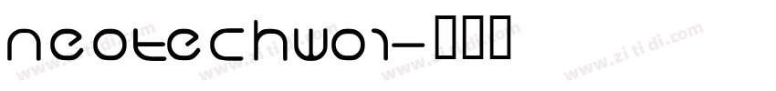 NeoTechW01字体转换