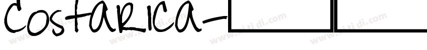 CostaRica字体转换