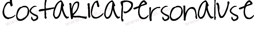CostaRicaPersonalUse字体转换