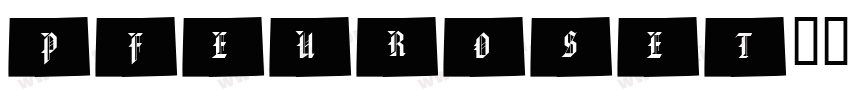 PFEuroset字体转换
