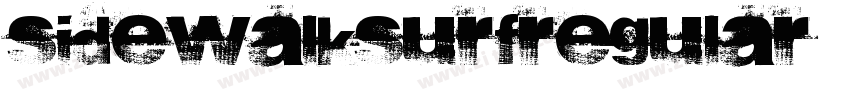 SidewalkSurfRegular字体转换