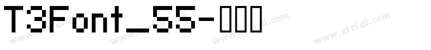T3Font_55字体转换