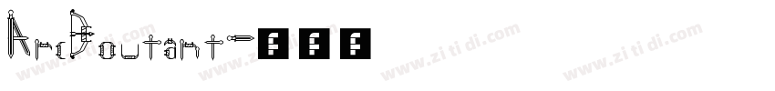 ArcBoutant字体转换