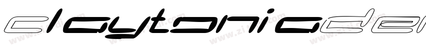 ClaytoniaDEMO字体转换