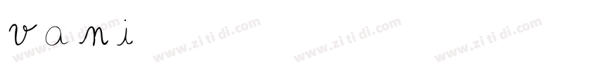 vani字体字体转换