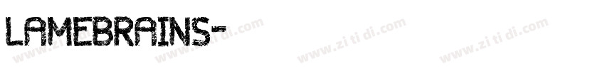 LAMEBRAINS字体转换