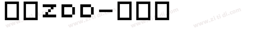 宋黑ZDD字体转换