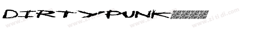DirtyPunk字体转换
