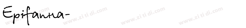 Epifanía字体转换