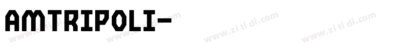 AMTripoli字体转换