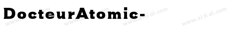 DocteurAtomic字体转换