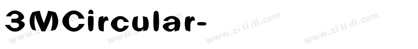 3MCircular字体转换