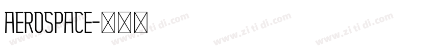 Aerospace字体转换