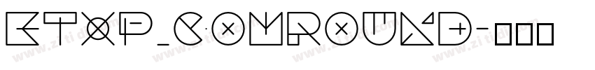KTXP_ComRound字体转换