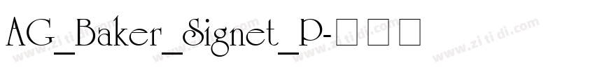 AG_Baker_Signet_P字体转换
