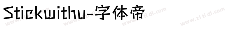 Stickwithu字体转换