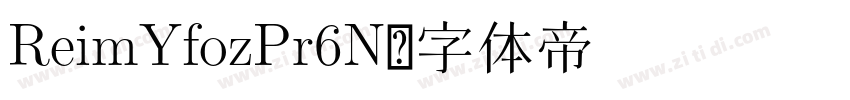 ReimYfozPr6N字体转换