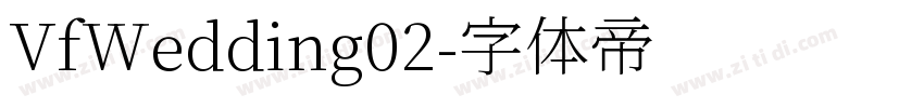 VfWedding02字体转换