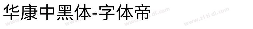華康中黑體字体转换