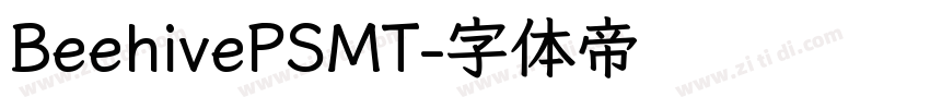 BeehivePSMT字体转换