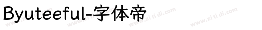 Byuteeful字体转换