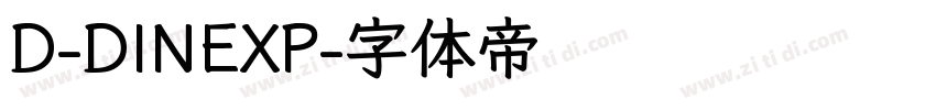 D-DINEXP字体转换