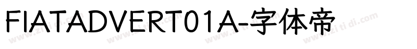 FIATADVERT01A字体转换