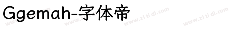 Ggemah字体转换