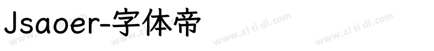 Jsaoer字体转换