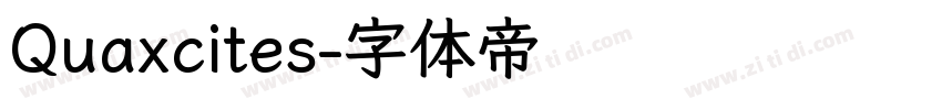 Quaxcites字体转换