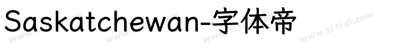 Saskatchewan字体转换